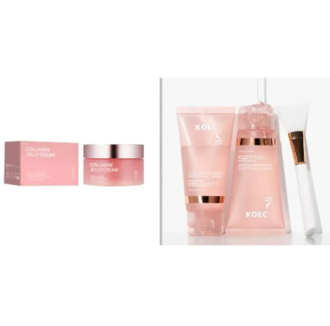 Crema facial colágeno jelly Lumis Care — resultado piel firme