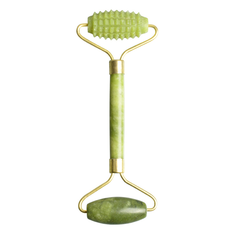 Rodillo de jade facial — color verde menta