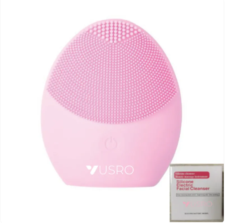 Cepillo facial ultrasónico — color azul marino