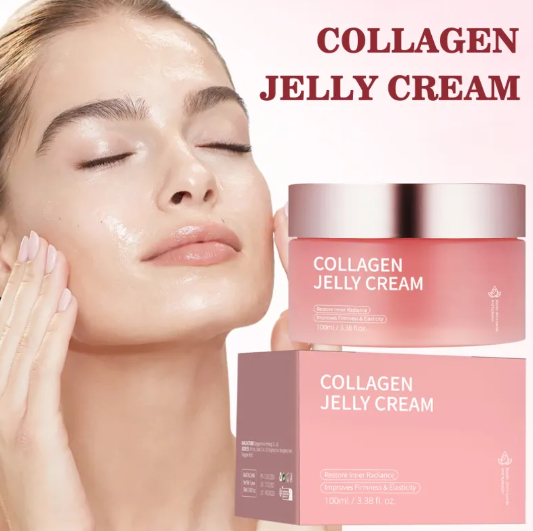 Crema facial colágeno jelly — hidratación 72h