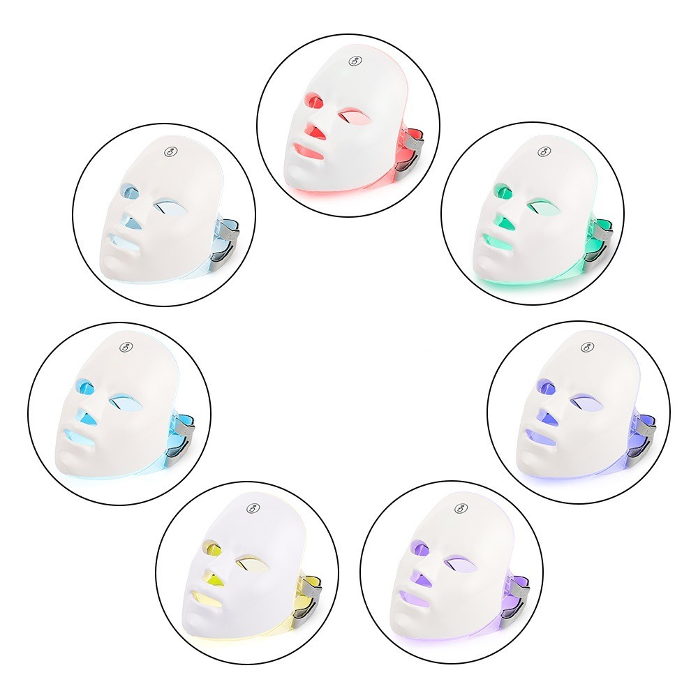 Mascarilla LED Facial — Terapia de Luz Roja para Rejuvenecimiento