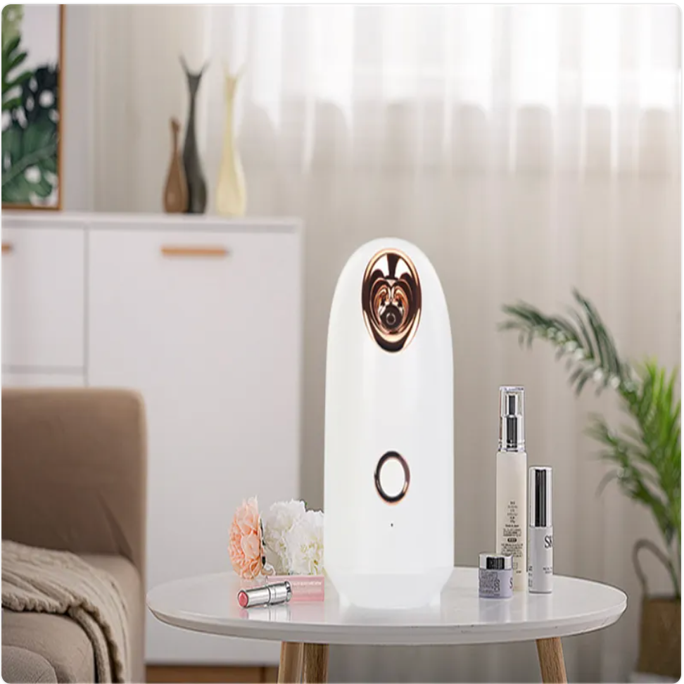 Vaporizador facial — apertura de poros y limpieza